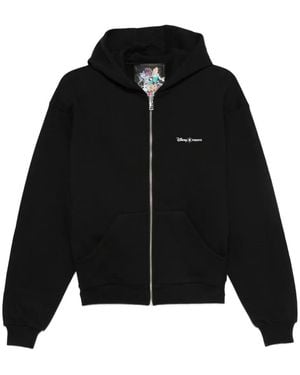 Coperni Maleficent-Designed Zip-Up Hoodie With Horned Hood - Schwarz