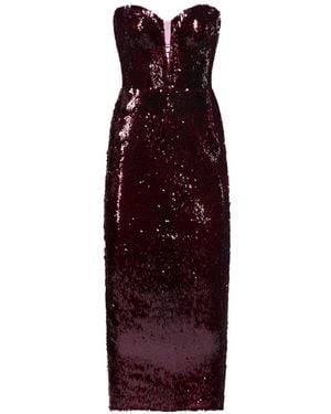 ARAFTU Vestido Con Aplique De Lentejuelas - Morado