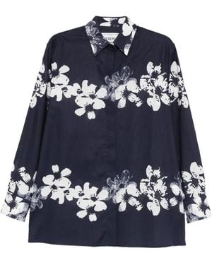 Iceberg Chemise À Fleurs - Blue
