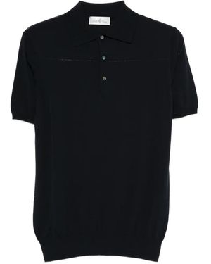 Della Ciana Short-Sleeve Polo Shirt - Black
