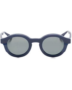 Thierry Lasry Slippery Round-Frame Sunglasses - Blue