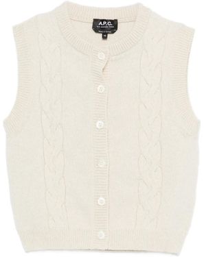 A.P.C. Alyson Vest - White
