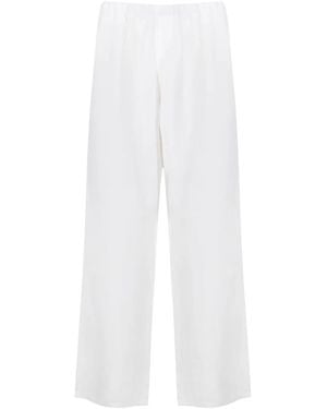 Amir Slama Elasticated-Waistband Trousers - White