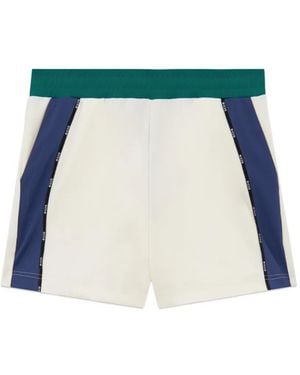 Gcds Elasticated-Waistband Shorts - Blue