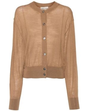 RECTO. Sheer Cardigan - Natural