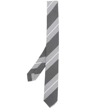 Thom Browne Diagonal Stripe Pattern Tie - Multicolour