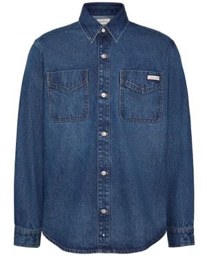 Calvin Klein 90's Denim Shirt Jacket - Blue