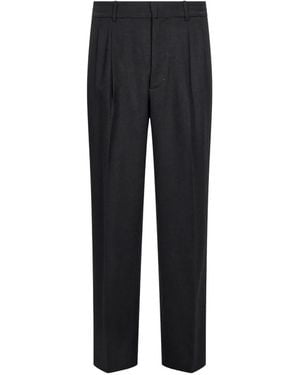 Jonathan Simkhai Julian Pleated Straight-Leg Pants - Black