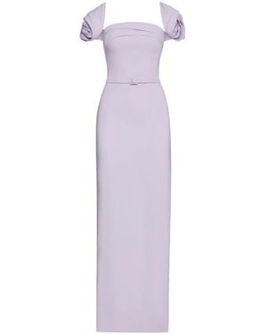 Oscar de la Renta Rosette ドレス - パープル