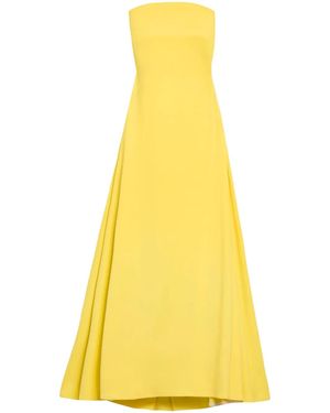 Jacquemus Bustier Long Dress - Yellow