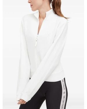 Guess Logo-Appliqué Sweatshirt - White