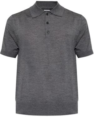 DSquared² Upside Down D2 Short-Sleeve Polo Shirt - Grey