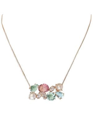 Atelier Mon Candy Cabana Delicate Necklace - Metallic
