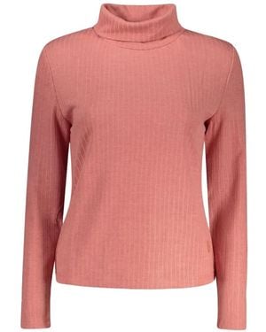 North Sails Gerippter Rollkragenpullover - Pink