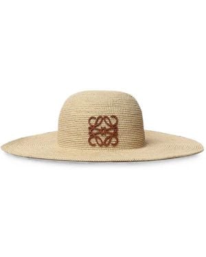 Loewe X Paula's Ibiza Anagram Wide-Brim Sun Hat - Metallic