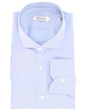 Guglielminotti Pointed-Collar Shirt - Blue
