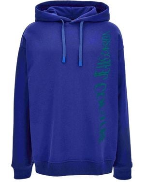 Versace Jeans Couture ロゴ パーカー - ブルー