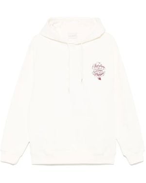 Drole de Monsieur Vignes スローガン パーカー - ホワイト