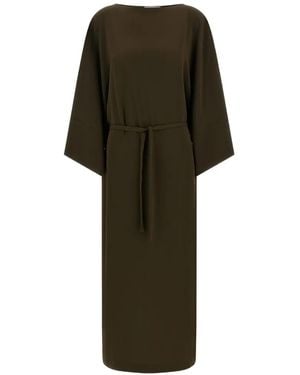 Alberto Biani Kleid Mit Kimono-Ärmeln - Grün
