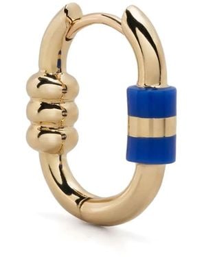 Maria Black 14K Vertigo Oval Hoop Earring - Metallic