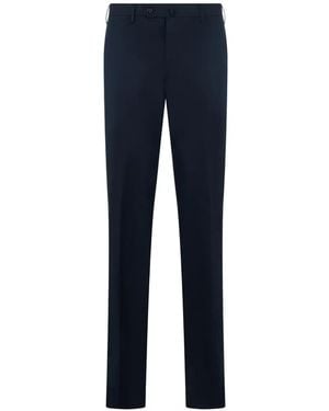 Slowear Pressed-Crease Straight-Leg Trousers - Blue