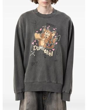DOMREBEL Sudadera Boom Con Detalles De Cristal - Gris