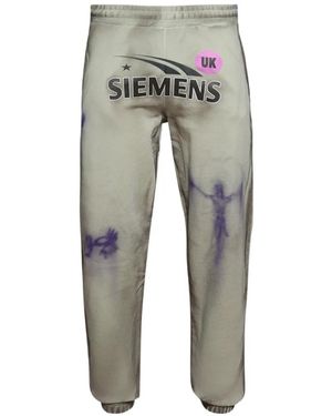 La Maskarade Pantalon De Jogging Dirty À Imprimé Graphique - Gris