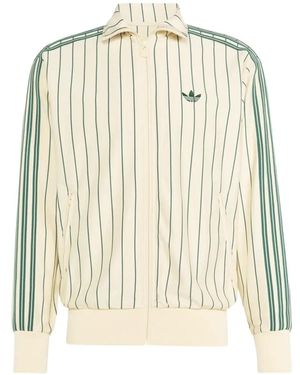 adidas Firebird Pinstriped Track Jacket - White