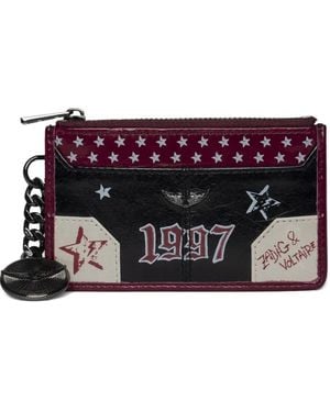 Zadig & Voltaire Sunny Card Punk Wallet - Purple