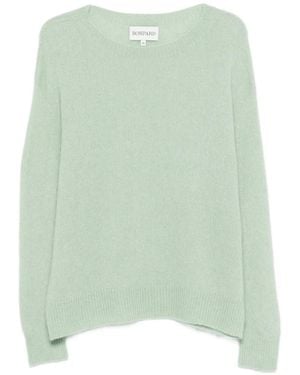 Bompard Jersey De Punto Con Cuello Redondo - Verde