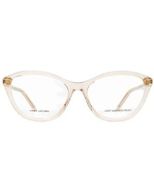 Marc Jacobs 707 Logo-Detail Cat-Eye Glasses - White