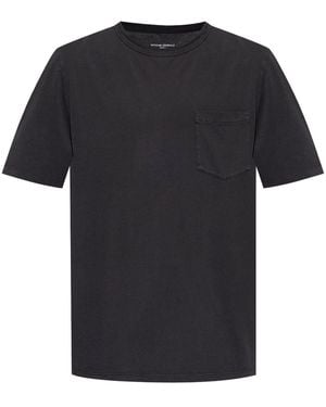 Officine Generale Crew Neck T-Shirt - Black