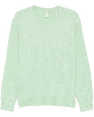 sunflower Crew-Neck Jumper - Green