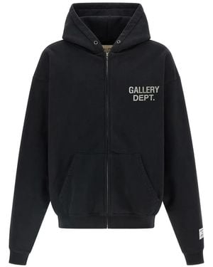 GALLERY DEPT. Full-Zip Logo Hoodie - Blue