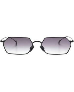 Eyepetizer Cavallet Geometric-Frame Sunglasses - Black