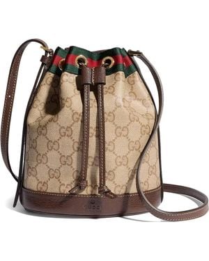 Gucci Bolso Bombonera Gg Supreme Web Mini - Neutro