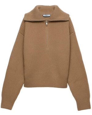 Prada Cashmere Jumper - Natural