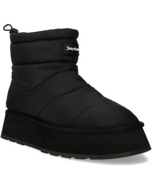 Juicy Couture Botines acolchados con plataforma de 50 mm - Negro