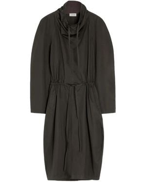 Lemaire Vareuse Midikleid Mit Raglanärmeln - Schwarz