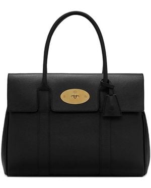 Mulberry Small Bayswater Leather Shoulder Bag - Black