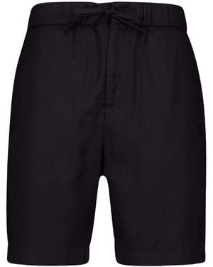 Frescobol Carioca Felipe Elastic-Waist Shorts - Blue