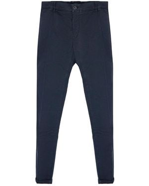 Incotex Stretch Slim Trousers - Blue