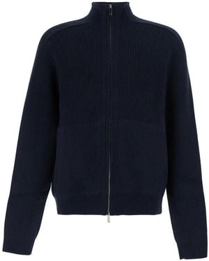 Emporio Armani Wool Cardigan - Blue