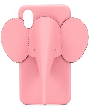 Loewe エレファント レザー Iphone X/xs ケース - ピンク