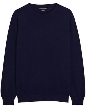 Begg x Co Langärmeliger Pullover Mit Rundem Ausschnitt - Blau
