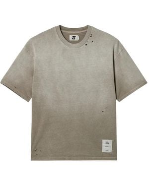 Izzue Distressed T-Shirt - Grey