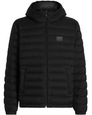 Dolce & Gabbana Hooded Quilted Jacket - Black