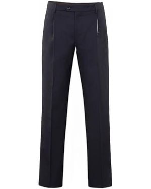 Moorer Jarvis Pleated Pants - Blue