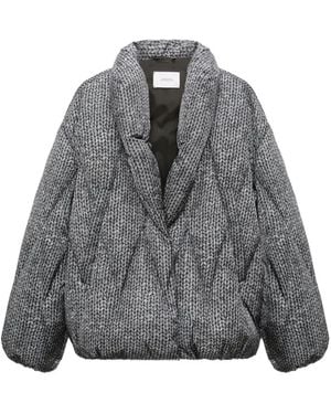 Dorothee Schumacher Knit-Print Padded Jacket - Grey