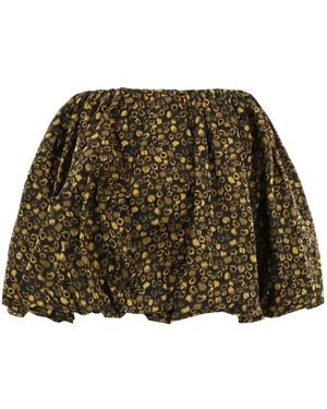 Ulla Johnson Minigonna Con Stampa - Verde